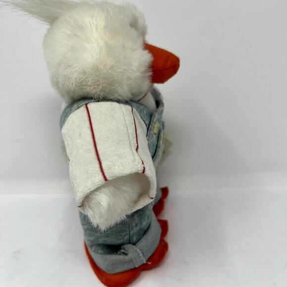 Heartline Duck Webster 1988 White Duck Stuffed Animal Plush Kids Gift Collect - Picture 8 of 9